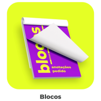 Bloco de pedido personalizado 1 via produzido pela Vibeprint, gráfica em Goiânia