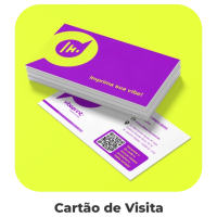 Cartões de Visita personalizado da vibeprint grafica online em goiânia