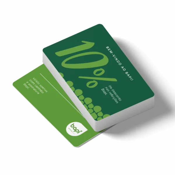 Gráfica online especializada em impressão de cartões PVC personalizados.