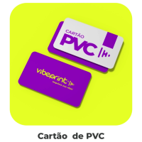 Cartão de visita plástico transparente de 0,3mm, personalizado e impresso pela Vibeprint, gráfica próxima a mim