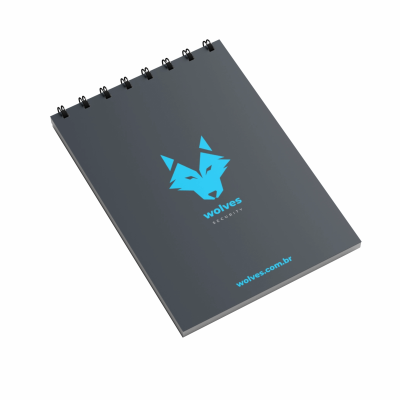 Bloco de anotações com capa personalizada, envio para todo o Brasil.