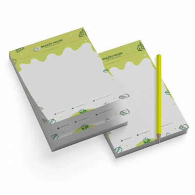 Bloco de anotações personalizado sem capa com entrega para todo o Brasil.