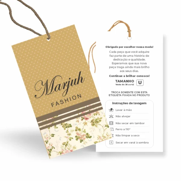 Etiquetas Personalizadas de Papel para Roupa em Goiânia – Vibeprint Gráfica Online